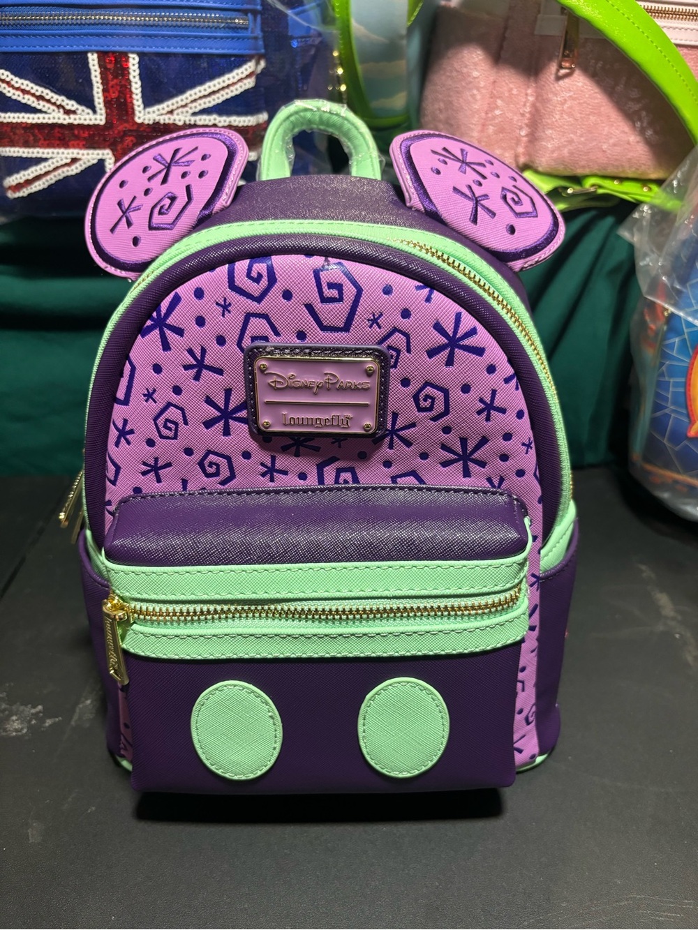 Disney Loungefly Mickey Mouse Main Attraction Mini Backpack Mad Tea Party